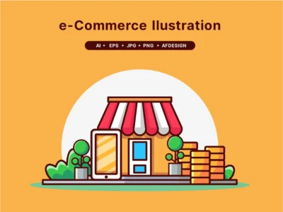 Online Shop Illustration