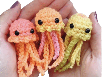 Mini Jellyfish Amigurumi